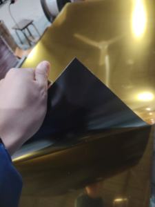 Vente chaude, vente directe d'usine, feuille de <span class=keywords><strong>plastique</strong></span> ABS bicolore, feuille de gravure CNC et laser pour la publicité - Product Image 2