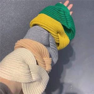 Serre-têtes d'hiver en tricot élastique pour femmes, accessoires pour cheveux, nœuds, vente en gros, serre-têtes de luxe au crochet pour filles et dames - Product Image 2