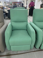Grande Promotion 2023 : Fauteuil Inclinable Convertible Ergonomique en Cuir PU Confortable, Tissu à Dossier Haut, Manuel, pour Salon