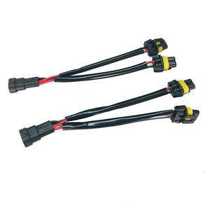 ชุดสายไฟต่อขยายไฟหน้าแบบกำหนดเอง H11 H8 H9 แบบ 2 หัวต่อชาย 1 หัวต่อหญิง ตัวแยก 2 ทาง สำหรับรถบรรทุก รถกระบะ ไฟ LED - Product Image 5