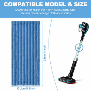 Ajuste para <span class=keywords><strong>Philips</strong></span> FC5005/01 filtro CP0667 XV1700 cepillo de almohadilla de microfibra para SpeedPro Max <span class=keywords><strong>Aqua</strong></span> FC6904 XC8349 XC8347 XC8147 XC8149 - Product Image 5