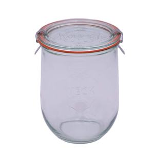 Frasco de Vidrio Sellado Personalizado para Almacenamiento de Alimentos, Mermelada, Miel, Estilo Alemán <span class=keywords><strong>Weck</strong></span>, con Tapa de Vidrio y Clip - Product Image 1