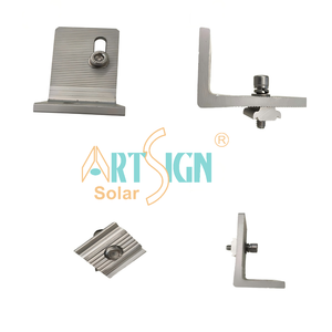 Soportes en L <span class=keywords><strong>de</strong></span> 40 mm <span class=keywords><strong>de</strong></span> Ancho, Anodizados en Plata <span class=keywords><strong>de</strong></span> 10 um, para Montaje <span class=keywords><strong>de</strong></span> <span class=keywords><strong>Paneles</strong></span> <span class=keywords><strong>Solares</strong></span>, Fácil Instalación en Techos y Suelos |   Letrero Artístico - Product Image 3