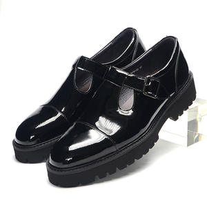 Sandales Oxford d'extérieur antidérapantes légères de haute qualité avec dessus en cuir véritable et semelle extérieure en caoutchouc, semelle plate confortable - Product Image 2