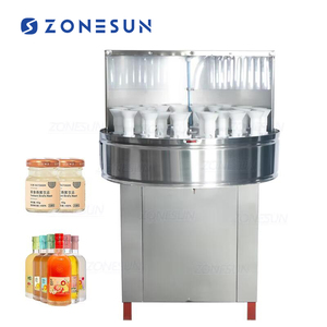 ZONESUN ZS-WB32 Lait Rotatif Vin En Plastique Petit Semi Automatique Pet Recycler Bouteille En Verre Lavage Nettoyage <span class=keywords><strong>Machine</strong></span> De Rinçage - Product Image 1