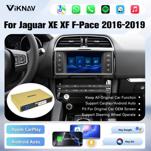 Caja de interfaz Viknav Linux para Jaguar XE XF F-Pace 2016-2019, decodificador inalámbrico CarPlay, Android Auto, GPS, navegación, compatible con el sistema original del coche. - Product Image 2