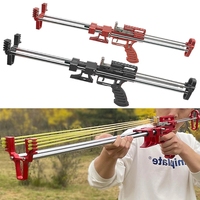 Slingshot télescopique en métal portable, 3 kg, longueur étirée 100 cm, durable, haute puissance pour la chasse et le tir en plein air
