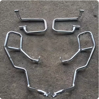 Pare-chocs arrière de moto, protection anti-chute fixe, boîte latérale, barre de protection électro-plaquée argentée pour moto CFMOTO CF650