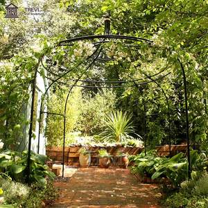 <span class=keywords><strong>Pavillon</strong></span> de fer de belvédère d'arrière-cour de prix d'usine de style français avec des côtés ouverts - Product Image 6