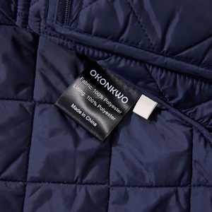 <span class=keywords><strong>Chaleco</strong></span> <span class=keywords><strong>Acolchado</strong></span> Unisex con Diseño de Diamantes, 100% Poliéster, Cuello Redondo, Resistente al Viento, Corte Regular, Tallas S-3XL, OEM ODM, Ropa de Exterior, Estilo Urbano - Product Image 3