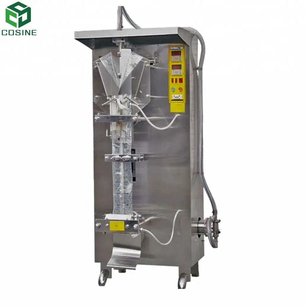 COSINE 2022 Manufacture Vertical automatic plastic sachet liquid water filling sealing packing machine making machine