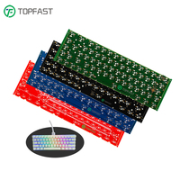 定制布局设计40% 50% 60% 65% 75% Tkl 80% 热插拔RGB型C 3针5针ISO键盘PCB组件带SMT