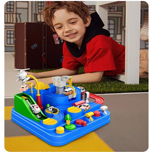 Xe phiêu lưu, xe lửa nhỏ, bãi đậu xe Đường sắt, trượt quán tính, đồ chơi câu đố trẻ em - Product Image 4