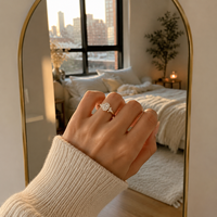 Bague en argent sterling S925 avec moissanite, bague de fiançailles en moissanite pour femme, cadeau de bijoux pour la demande en mariage, l'anniversaire ou le quotidien