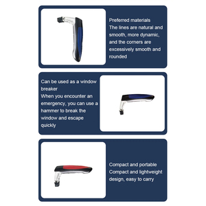 Manija Multifunción para Puerta de Coche 2 en 1, Herramienta de Apoyo para Vehículos, Rompeventanas Portátil - Product Image 4
