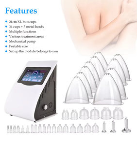 Butt Lifting Breast Enhancement Device Breast Lift Buttocks Enlargement Vacuum Suction Cupping Vaccum Therapy Machine - Product Image 1