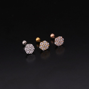 1 pièce Piercing d'<span class=keywords><strong>oreille</strong></span> pour cartilage, hélix, <span class=keywords><strong>tragus</strong></span>, style Punk Rock, accessoires de piercing, clou d'<span class=keywords><strong>oreille</strong></span>, boucles d'oreilles, bijoux de corps - Product Image 4
