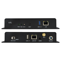 Reproductor multimedia con pantalla LED, soporte de software de caja de envío asíncrono para WIFI 4G, con pantalla LED, 2 unidades