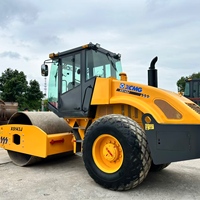Rouleau compresseur vibrant d'occasion XCMG XS143J de 14 tonnes à tambour unique pour la construction routière
