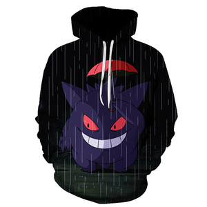 <strong>Pikachu</strong> <strong>Hoodie</strong> for Go 3D Oversized Anti-Wrinkle Breathable Sweatshirts for Men/Women Kawaii Anime Harajuku Designer Clothes - Product Image 4
