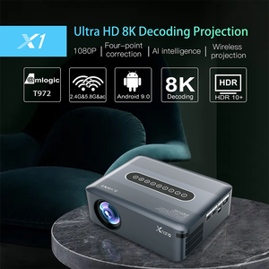 โปรเจ็กเตอร์อัจฉริยะ XNANO X1ระบบแอนดรอยด์9เครื่องฉายวิดีโอ LCD 8K ความละเอียด Full HD 1080P สำหรับโรงภาพยนตร์ในบ้านและกลางแจ้งโปรเจ็กเตอร์4K - Product Image 4