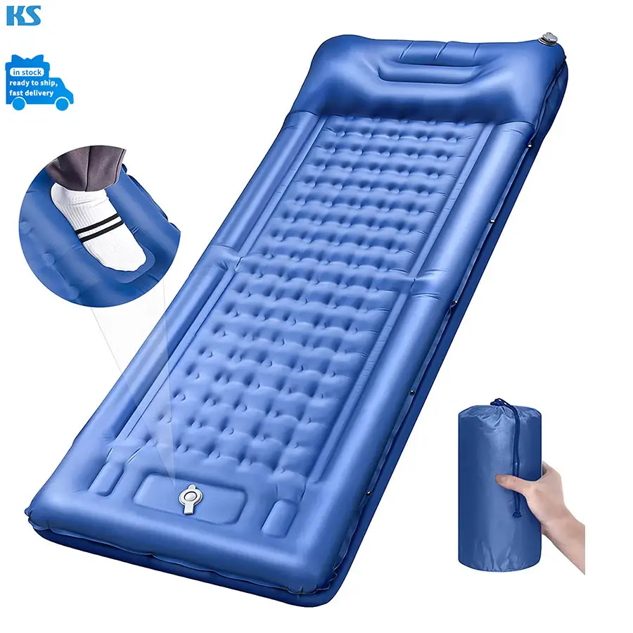 Camping Sleeping Pads,Thick 5 Inch Inflatable Sleeping Mat Oversized Mattress Super Portable Sleeping Pad for Hiking, Tent