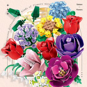 Фабрика Woma 13 стиль букет цветов Набор строительных блоков без вазы (11304) - Product Image 2