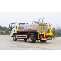 Camion-citerne à eau DONGFENG 4X2 5000L à 2 essieux, camion d'arrosage pour l'assainissement municipal