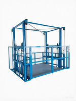 Plate-forme d'ascenseur de marchandises de qualité de première classe ascenseur de cargaison de rail de guidage vertical hydraulique industriel avec service personnalisé