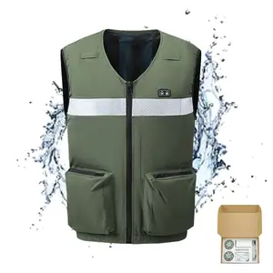 Outdoor work Fishing Rock Climbing Biking Men Women Cooling vest Cool Air conditioning vest with cooling ice pack Cooling vest