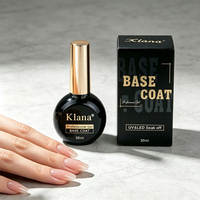 Kit de gel Klana 30 ml, couche de finition et couche de base, gel UV LED sans résidu, forte adhérence, brillance élevée, fournitures de manucure pour salon