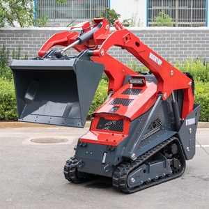 High Load Moment Engine Mini Skid Steer Wheel with PLC Pump & Gearbox 25hp <b>Earth</b>-<b>Moving</b> <b>Machinery</b> Bucket - Product Image 4