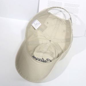 Gorra de Béisbol de Seis Paneles de Algodón Puro de Alta Calidad con Visera Curva para Protección Solar y Sombreado - Product Image 3