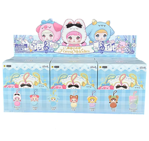 Caja Sorpresa <span class=keywords><strong>de</strong></span> la Serie Nommi Forest Melodies, Figuras <span class=keywords><strong>de</strong></span> PVC, Colgantes Lindos, Muñecos <span class=keywords><strong>de</strong></span> Peluche, Bolsa para Auriculares, 6 Piezas/Juego, Venta al Por Mayor - Product Image 1