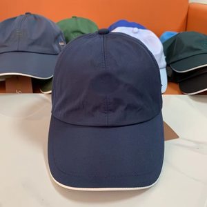 Gorra de Béisbol de 6 Paneles de Nylon Estilo Europeo Americano, Visera Suave, Nuevo Diseño de Moda, Transpirable y Cómoda para Todas las Estaciones - Product Image 1