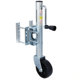 Cric de remorque robuste 1000 lb avec roue en PP pour remorques de bateaux, utilitaires et yachts - Product Image 1