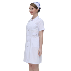 Uniforme de docteur en médecine 100% coton bon marché, blouse de laboratoire blanche, fabricant d'uniformes d'hôpital, ensembles d'uniformes de gommage - Product Image 5