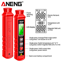 ANENG GN902 Detektor Radiasi Elektromagnetik Portabel LCD Alat Uji Sinar-X Pengukur Radioaktivitas Penguji Suhu Dosimeter