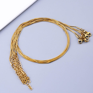 Stainless Steel <b>Snake</b> <b>Chain</b> Necklace 0.9mm‑3.2mm Multiple Width Smooth Gold <b>Silver</b> Color DIY Jewelry <b>Chain</b> Wholesale - Product Image 5