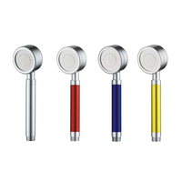 Pommeau de douche portable en aluminium spatial, économiseur d'eau, pressurisé, anti-brûlure, en métal, avec filtre et tuyau isolé pour salle de bain