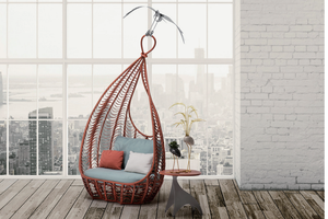 Columpio moderno uovo amaca Versatile per interni/esterni nuovo <span class=keywords><strong>Design</strong></span> casa Patio sedia a dondolo per cortile parco giardino - Product Image 3