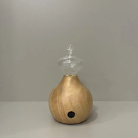 Pour Dermey 20ml diffuseur de parfum d'huile essentielle électrique de haute qualité nouveau diffuseur d'arôme en verre en bois brume froide table