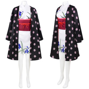 Disfraz de <span class=keywords><strong>Cosplay</strong></span> de <span class=keywords><strong>One</strong></span> <span class=keywords><strong>Piece</strong></span>, Arco de la Isla de Kaido, Kimono de Robin para Mujer, Material de Poliéster, Disponible, Traje de Anime 2D de <span class=keywords><strong>Nami</strong></span> y Robin - Product Image 1