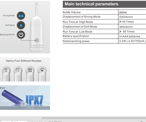 Портативный Электрический распылитель для биде - Product Image 5