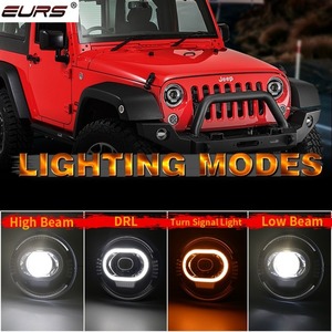 ไฟตัดหมอก RGB 7นิ้วพร้อมฟังก์ชั่นบังคับเลี้ยวอิสระสำหรับ VF4 Wrangler สไตล์ใหม่ - Product Image 6