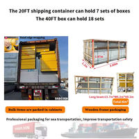 Casa Prefabbricata di Lusso Moderna con Pannelli Sandwich da 10ft, 20ft, 40ft - Modulo Container Flat Pack per Appartamenti