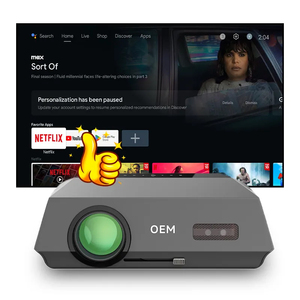 Projecteur de cinéma maison 4K Ultra HD OEM avec Google TV, <span class=keywords><strong>Arc</strong></span>, <span class=keywords><strong>1850</strong></span> ANSI, HDR, WiFi 6, intelligent, pour films, jeux en extérieur - Product Image 1