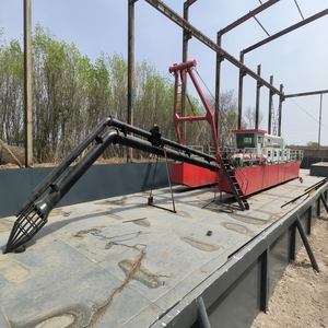 Draga con Motore Diesel, Pompa per Sabbia, Funzione Getto <span class=keywords><strong>d</strong></span>'Acqua e Tubazione di Scarico, Piccola Draga per Sabbia Fluviale - Product Image 4