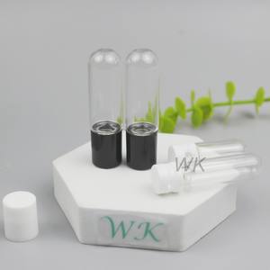 Nouvelle conception 2026 – Flacons ronds transparents en verre, petits <span class=keywords><strong>tubes</strong></span> <span class=keywords><strong>à</strong></span> <span class=keywords><strong>essai</strong></span> <span class=keywords><strong>avec</strong></span> <span class=keywords><strong>bouchons</strong></span> <span class=keywords><strong>à</strong></span> anneau de traction pour médicaments - Product Image 3