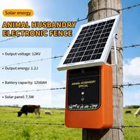 Nuevo Energizador Eléctrico Solar de 10KM para Cercas, Controlador de Pulsos de Alto Voltaje Antirrobo para Ganado, Animales, Cercas y Herramientas Agrícolas